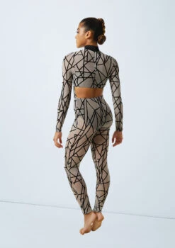 Weissman Game Of Survival -Dance Clothing Store 11164 weissman flocked geometric unitard grey back 64566.1685491271
