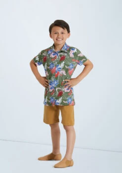 Weissman Boys Copacabana Shirt 8 Weissman Boys Copacabana Shirt -Dance Clothing Store 11866 olive 144633 06455.1678887219