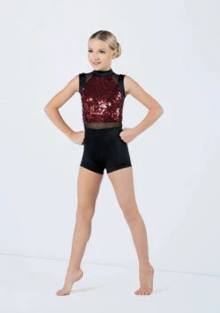 Weissman Burnin' Up -Dance Clothing Store 13499 black cherry 216 60425.1692401594