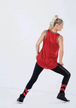 Weissman High-Low Basketball Jersey 7 Weissman High-Low Basketball Jersey -Dance Clothing Store 14315 red MT10515 red 496 87310.1698816786