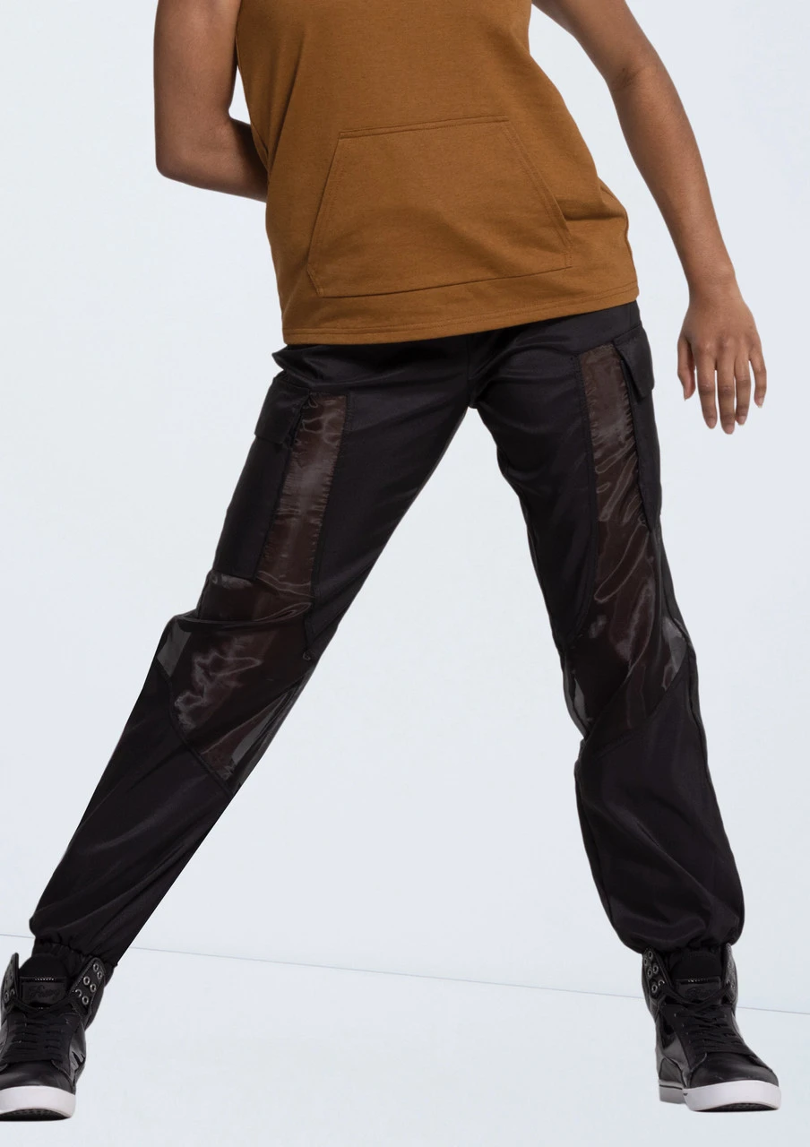 Weissman Sheer Inset Cargo Pants 3 Weissman Sheer Inset Cargo Pants - Image 3