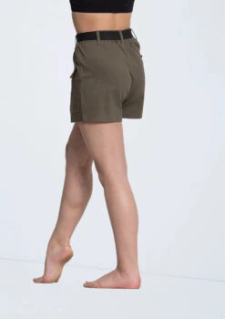 Weissman Belted Twill Cargo Shorts -Dance Clothing Store 14434 armygreen 9108 55275.1694131200