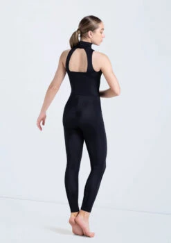 Weissman Mock Neck Sleeveless Unitard 10 Weissman Mock Neck Sleeveless Unitard -Dance Clothing Store 14497 black 0147 73119.1678889721