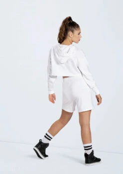 Weissman French Terry Pull-On Shorts 6 Weissman French Terry Pull-On Shorts -Dance Clothing Store AH10417 white AH12500 white 964 42928.1692402912