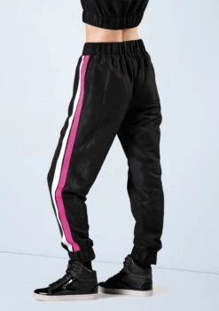 Weissman Side Stripe Joggers -Dance Clothing Store AH12404 cerise 16171 70575.1698840265