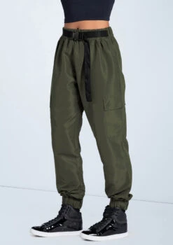 Weissman Belted Cargo Pants -Dance Clothing Store AH12406 olive 16388 07263.1678890638