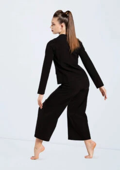 Weissman Stretch Suit Blazer -Dance Clothing Store AH12576 black 482 42372.1678890655