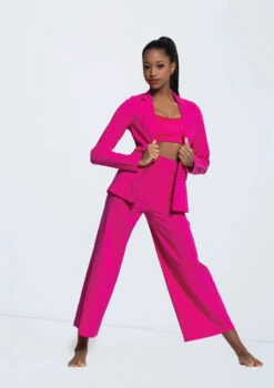 Weissman Stretch Suit Blazer -Dance Clothing Store AH12576 lipstick 0032 24393.1678890656