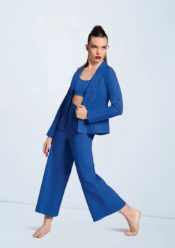 Weissman Stretch Suit Blazer -Dance Clothing Store AH12576 royal SH11076 royal AH12577 royal 46 28182.1698840275