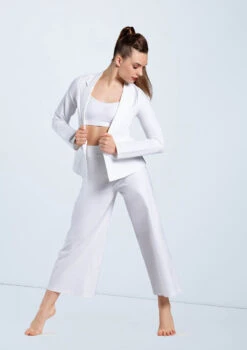 Weissman Stretch Suit Blazer -Dance Clothing Store AH12576 white SH11076 white AH12577 white 69 22424.1678890655