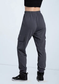 Weissman French Terry Cargo Pants -Dance Clothing Store AH12728 gray 051 64030.1678890683