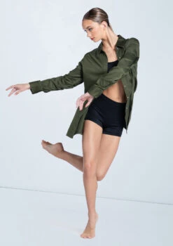 Weissman Solid Button Down Shirt 19 Weissman Solid Button Down Shirt -Dance Clothing Store AH9878 olive 199 17190.1678890736