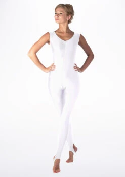 Alegra Girls Shiny Deanna Unitard 37 Alegra Girls Shiny Deanna Unitard -Dance Clothing Store ALC0216 MAIN WHT 24900.1678871753