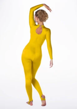 Alegra Shiny Aspen Catsuit -Dance Clothing Store ALC0292 MAIN YEL 86445.1678871304