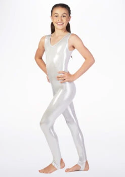 Alegra Girls Metallic Deanna Unitard -Dance Clothing Store ALC5216 MAIN MSL 70852.1678871324
