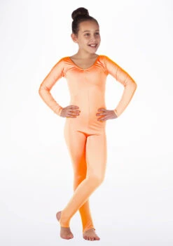Alegra Girls Shiny Blaine Catsuit -Dance Clothing Store ALC5290 MAIN FOR 69994.1675211025