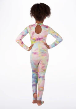Alegra Girls Patterned Aspen Catsuit -Dance Clothing Store ALC5292P BACKM 1 63995.1678871860