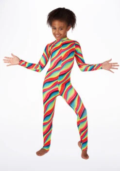 Alegra Girls Patterned Aspen Catsuit -Dance Clothing Store ALC5292P MAIN 2 57627.1688080774