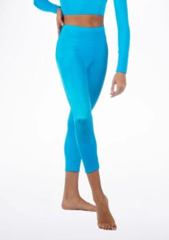 Alegra Shiny Crop Leggings -Dance Clothing Store ALP0206 MAIN KIN 59868.1678875046
