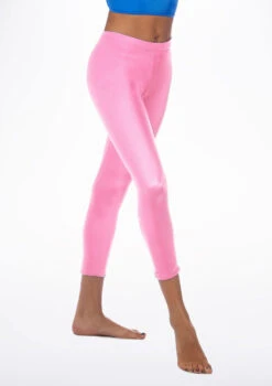Alegra Shiny Crop Leggings -Dance Clothing Store ALP0206 MAIN PNK 19470.1678875058