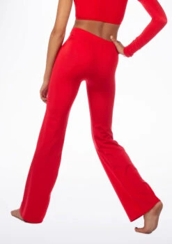 Alegra Shiny Jazz Pants -Dance Clothing Store ALP0208 MAIN RED 63626.1678875109