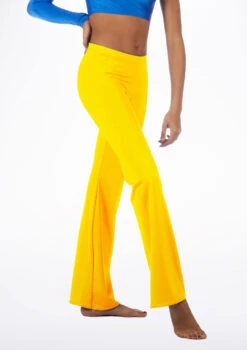 Alegra Shiny Jazz Pants -Dance Clothing Store ALP0208 MAIN YEL 31733.1678875109