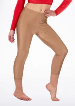 Alegra Girls Shiny Crop Leggings -Dance Clothing Store ALP5206 MAIN FLS 38828.1678876136