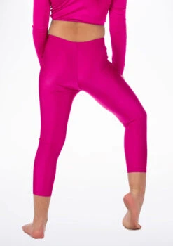 Alegra Girls Shiny Crop Leggings -Dance Clothing Store ALP5206 MAIN MAG 81409.1678876136