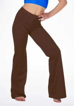 Alegra Girls Shiny Jazz Pant -Dance Clothing Store ALP5208 MAIN BRN 37287.1678876167