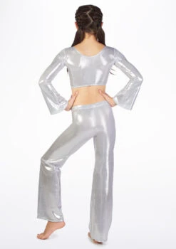 Alegra Girls Metallic Jazz Pant -Dance Clothing Store ALP5208 MAIN MSL 43430.1678876143