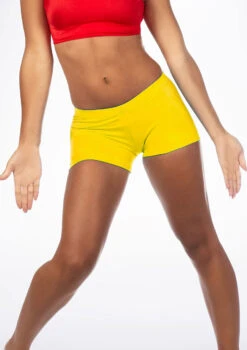 Alegra Shiny Hotpants 30 Alegra Shiny Hotpants -Dance Clothing Store ALR0260S MAIN YEL 59911.1678876193