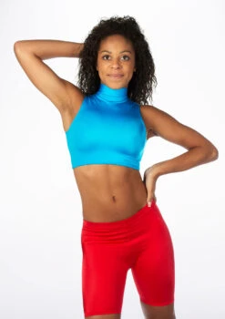Alegra Shiny Maris Dance Crop Top -Dance Clothing Store ALS0264S MAIN KIN 60022.1678878185
