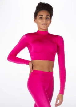 Alegra Shiny Raya Dance Top -Dance Clothing Store ALS0267S MAIN MAG 80426.1678878206