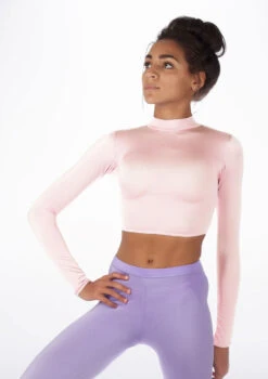 Alegra Shiny Raya Dance Top -Dance Clothing Store ALS0267S MAIN PPK 06599.1678878206