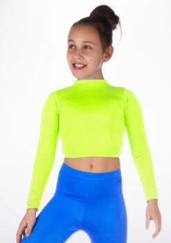 Alegra Girls Shiny Raya Dance Top -Dance Clothing Store ALS5267 MAIN FYE 30721.1678878576