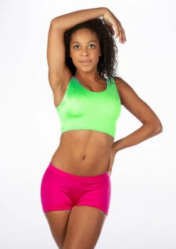 Alegra Girls Shiny Betty Dance Crop Top -Dance Clothing Store ALS5270 MAIN FGR 29703.1678878602