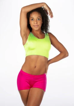 Alegra Girls Shiny Betty Dance Crop Top -Dance Clothing Store ALS5270 MAIN FYE 47389.1678878602