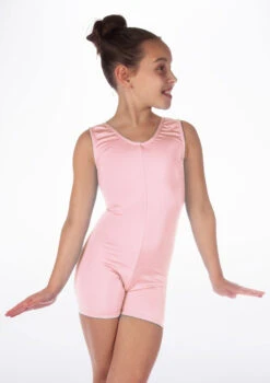 Alegra Girls Shiny Hotpant Unitard -Dance Clothing Store ALU5235 MAIN PPK 46659.1678879783