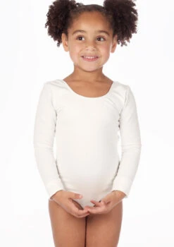 Bloch Girls Long Sleeve Cotton Leotard 11 Bloch Girls Long Sleeve Cotton Leotard -Dance Clothing Store BLCL5409 MAINT WHT T 28794.1698798550