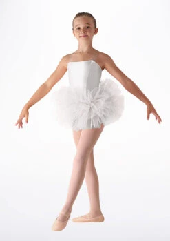 Leo's Dancewear Girls Bando Tutu -Dance Clothing Store BLLD152 MAIN WHT 19688.1678926092