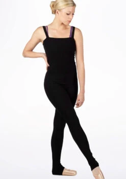 Mirella Body Warm Up Suit -Dance Clothing Store MIM1102 MAINT BLK T 58999.1698809404