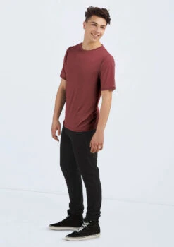 Weissman Boys Mesh Back Shirt 15 Weissman Boys Mesh Back Shirt -Dance Clothing Store MJ10960 rosewood 198 32905.1695468579