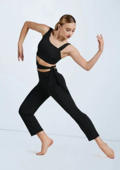 Weissman Cropped Cutout Jumpsuit -Dance Clothing Store MJ11547 black 160449 74033.1698450384