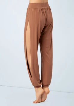 Weissman Spliced Jogger Pants -Dance Clothing Store MJ12237 warmsand 2571 54271.1678891023