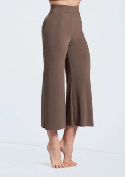 Weissman Matte Jersey Culottes 25 Weissman Matte Jersey Culottes -Dance Clothing Store MJ12791 mocha 478 72817.1678891070