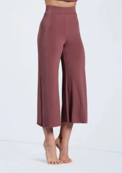 Weissman Matte Jersey Culottes 24 Weissman Matte Jersey Culottes -Dance Clothing Store MJ12791 rosewood 04 39265.1678891071