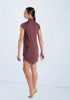 Weissman Mock Neck Tee Dress