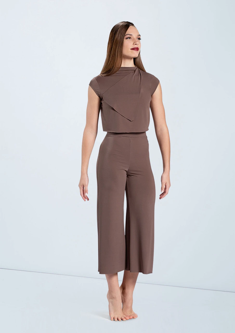 Weissman Matte Jersey Culottes 4 Weissman Matte Jersey Culottes - Image 4