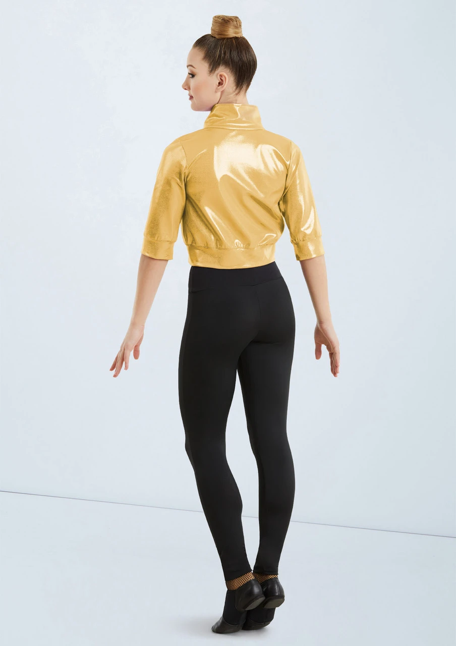 Weissman Cropped Metallic Jacket 7 Weissman Cropped Metallic Jacket - Image 7