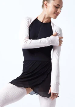 Move Dance Juliet Fine Knit Shrug -Dance Clothing Store MOZ0722 PNK FRONT 1T 21946.1696981489